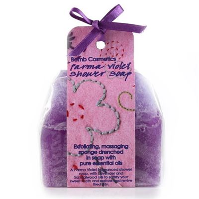 Parma Violet Massage Soap Sponge
